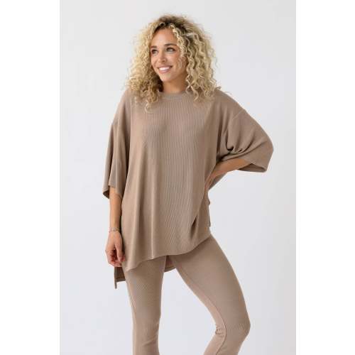 All Weekend Long Pant Set Biscotti