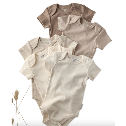 AVERY 5-Pack Short Sleeve Bodysuits