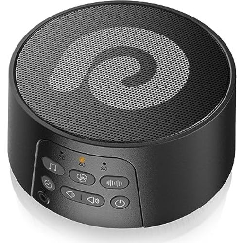 Dreamegg White Noise Machine, Sound Machine for Sleeping Baby, Kids, Adult (D3Pro-Black)