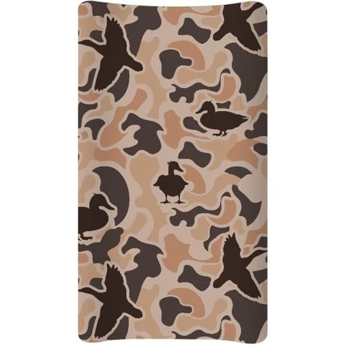 Pink Camo Diaper Change Table Covers Hunting Duck Changing Pad Cover for Baby Breathable Changing Mat Cover for Baby Girls Boys Gift for Friends
