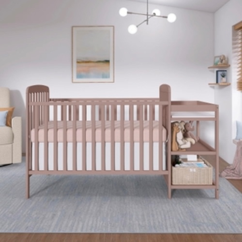 Dream On Me Anna 4-in-1 Convertible Crib and Changer