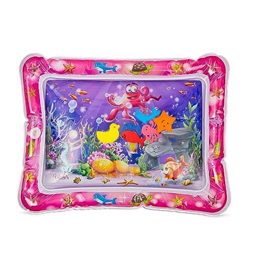 Tummy time Water mat Blue/Pink (Pink)