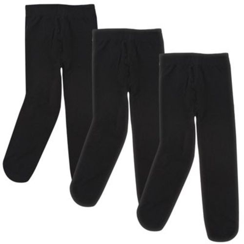 Luvable Friends Baby and Toddler Girl Nylon Tights, Black