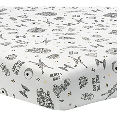 Lambs & Ivy Star Wars Signature Rebels Rule Cotton Fitted Crib/Toddler Sheet