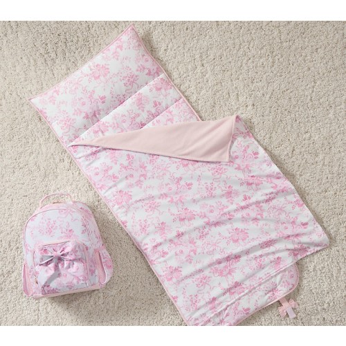 LoveShackFancy Damask Bow Mackenzie Nap Mat & Small Backpack Bundle