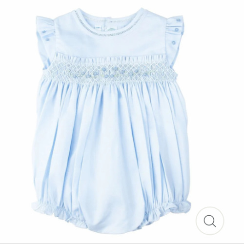 Rose Garden Collection Smocked Fly Sleeve Bubble