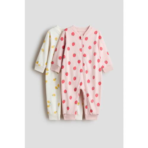 2-PACK COTTON PAJAMA JUMPSUITS