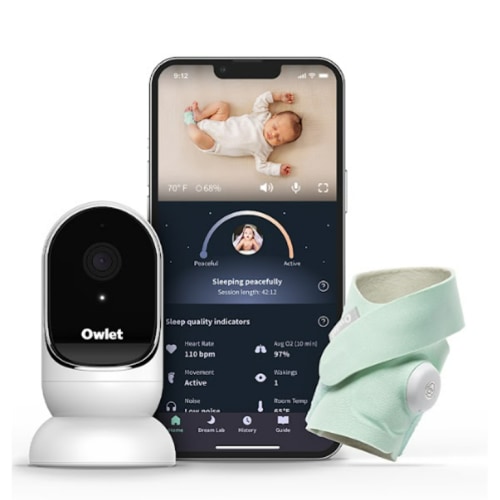 Owlet Dream Duo 3 Smart Baby Monitor - Mint