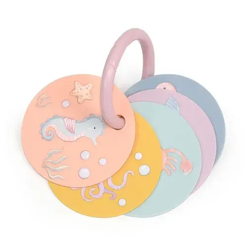 Little Rawr Silicone Flash Cards Under The Sea | Baby Bunting AU