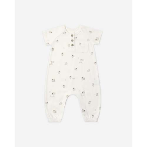 Short Sleeve Jumpsuit Sheep – Quincy Mae