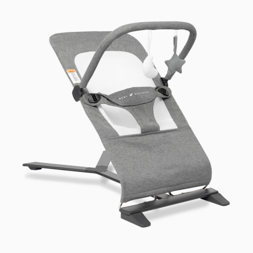 Baby Delight Alpine Deluxe Portable Bouncer - Charcoal Tweed