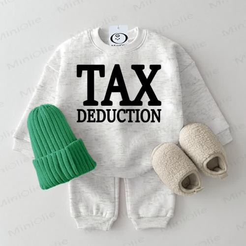 TAX DEDUCTION Baby 2-piece Light Grey Set