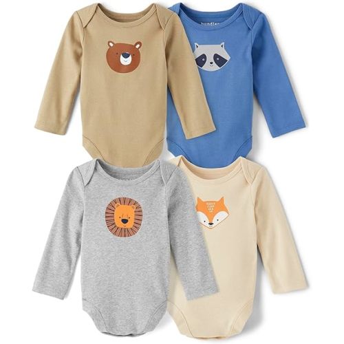The Children's Place Baby Short Sleeve 100% Cotton Bodysuits