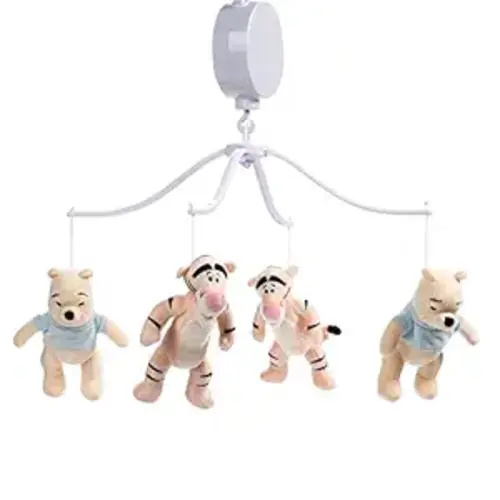 Lambs & Ivy Disney Baby Winnie the Pooh Hugs Musical Baby Crib Mobile Soother