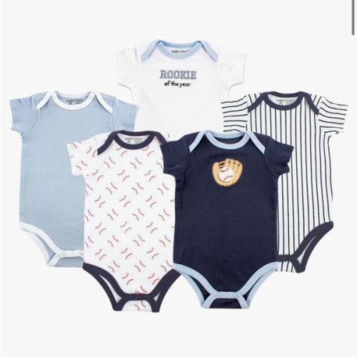 Luvable Friends Unisex Baby Cotton Bodysuits