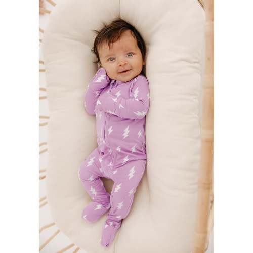 Infant Romper in Lightning