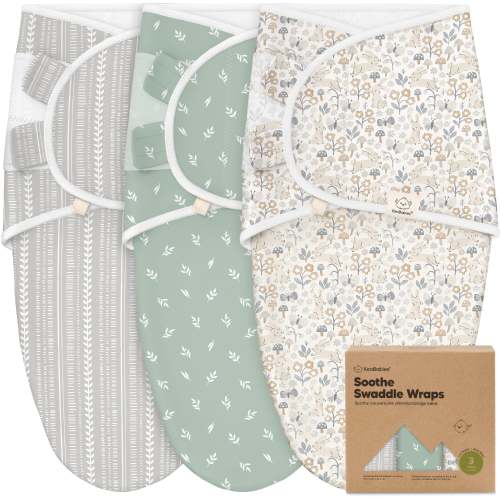 3-Pack Soothe Swaddle Wraps - Prairie / OS 0-3M