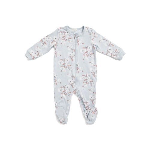 Infant Girls Hydrangea Print Footed Pajamas | Family Pajamas | Marshalls