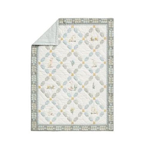 Chris Loves Julia Duck Patchwork Baby/Toddler Quilt , 36x50, Multi