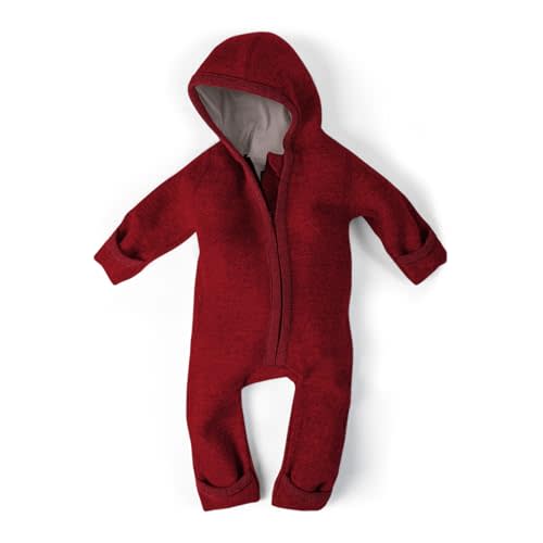 Ehrenkind® WOOLEN JUMPSUIT for Infants and Kids, Warm infant One-Piece made of natural virgin wool with zipper