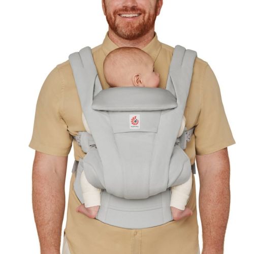 Ergobaby Omni Deluxe Cotton All-in-One Baby Carrier - Pearl Gray
