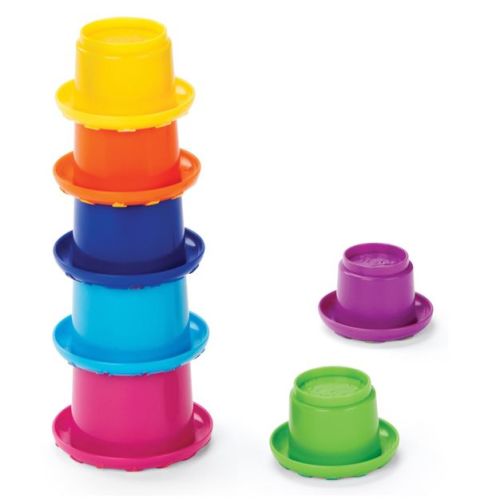 Kidoozie Stack N Nest Cups, Developmental Toy for Infants and Toddlers ages 6 -24 months