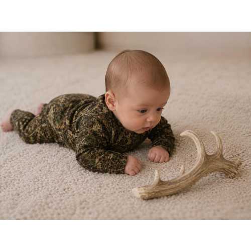 Long Sleeve Camouflage Baby Romper | Soft One-Piece Camo Outfit for Infant Outdoor Adventurers