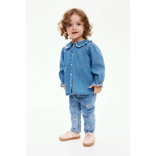 EMBROIDERY-DETAIL JEANS