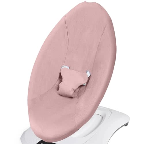 Greuame Baby Swing Cover - Compatible with 4moms MamaRoo 4 Old Model Before 2022 - Soft & Breathable Fabric, Machine Washable, Perfect for Baby & Newborn (Cover Only) Pink