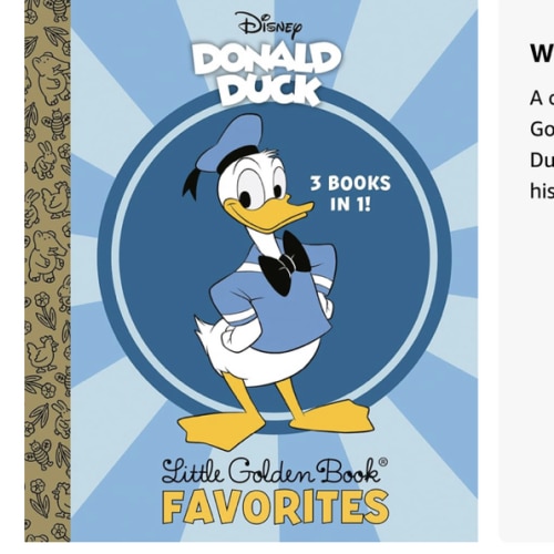 Donald Duck Little Golden Book Favorites (Disney Classic)