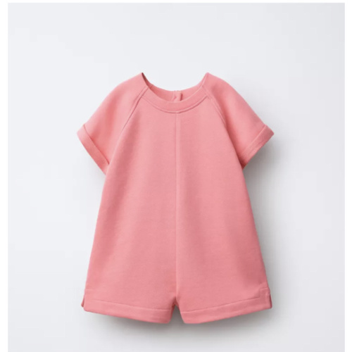 PLAIN PLUSH SHORT JUMPSUIT - Light blue | ZARA United States