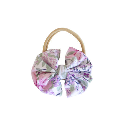 Knit Bow Headband | Lavender Lullaby