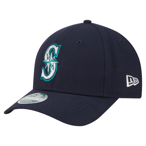 Youth Seattle Mariners  New Era Navy  Player Replica 9FORTY Adjustable Hat