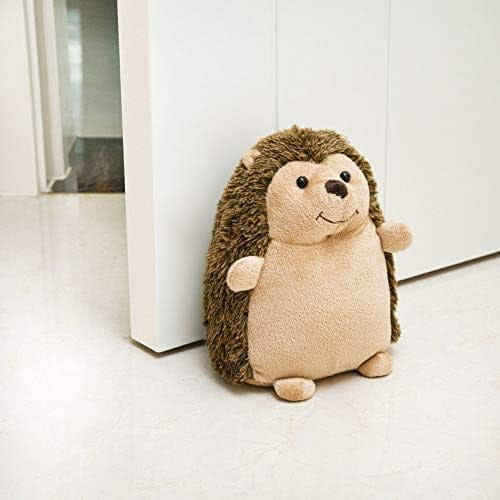 Cute Door Stopper Decorative Door Stops for Home and Office, Hedgehog Weighted Interior Doorstop Fabric Stuffed Animal Door Stopper Floor Decorative