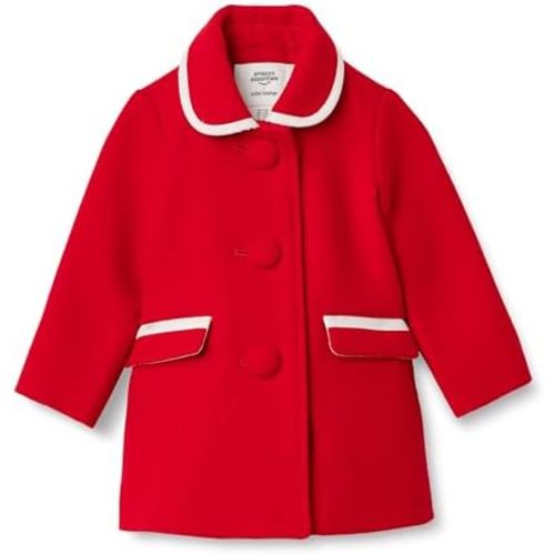 Amazon Essentials x Sofia Grainge Toddlers and Baby Girls' Wool Blend Coat