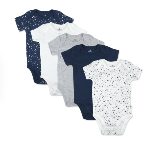 5-Pack Organic Cotton Short Sleeve Bodysuits | Honest Baby Clothing