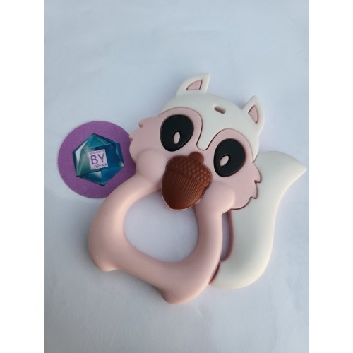 Big squirrel Teething pendant necklace