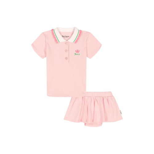 Kids' Terry Polo & Skirt Set (Women) | Nordstromrack