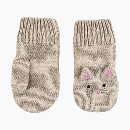 ZOOCCHINI Knit Mittens - Kitten, 6-12 Months