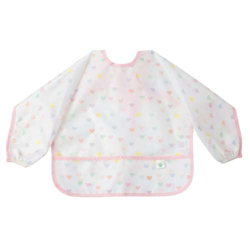 The Cover Everything Bib in Hearts