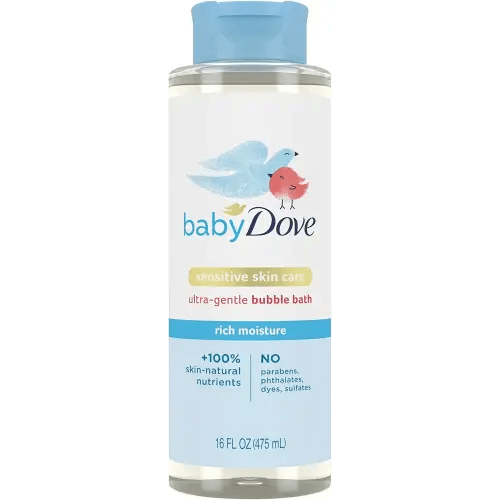 Baby Dove Bubble Bath Rich Moisture for nourished Skin and Bath time Fun Sensitive Skin Care with Skin-Natural nutrients 16 oz