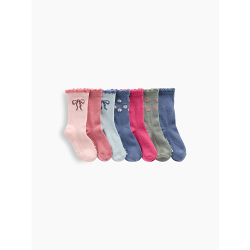 Baby & Toddler Ruffle Crew Socks (7-Pack)