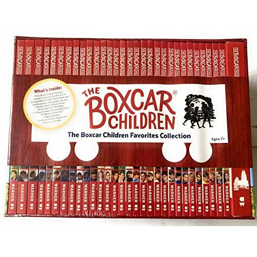 The Boxcar Children Favorites 30 Books Boxed Collection with Activity Book, Journal, Sticker Sheet , DVD, Magnifying Glass, and Poster