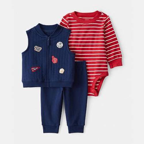 Baby Boy Carter's 3-pc. Vest, Bodysuit & Pant Set
