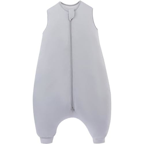 PurComfy Supersoft Toddler Sleep Sack with Feet 1.0 TOG Premium Bamboo Viscose Sleep Bag Walker with Legs 12-18-24-2t-4t-5t