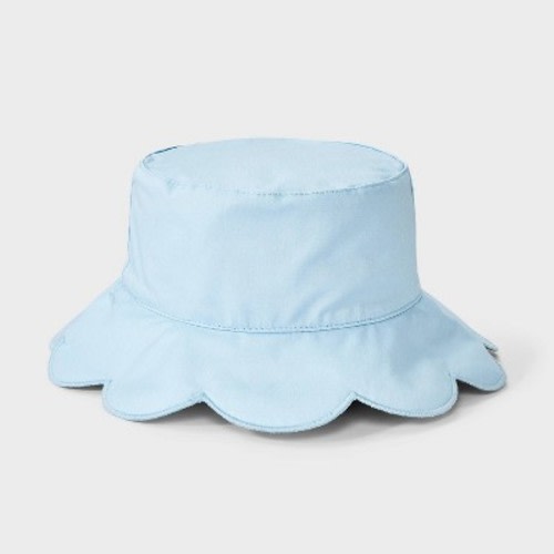 Toddler Girls' Floral Scallop Reversible Bucket Hat - Cat & Jack™ 12-24M