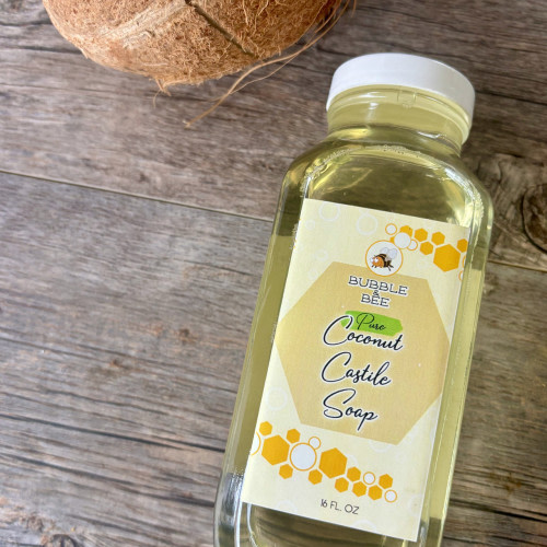 Unscented Liquid Coconut Castile Soap 16 oz