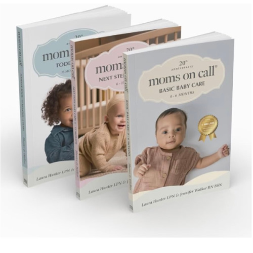 Moms on Call 3 Book Bundle | Basic Baby Care, Next Steps Baby Care, & Toddler Book 0 Months-4 Years | Parenting Set | 20th Anniversary Editions