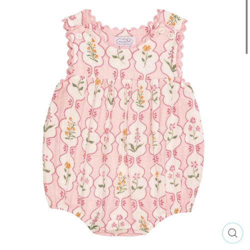 PINK BLOSSOM FLORAL BLOCK BUBBLE