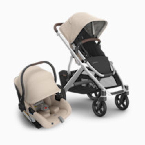 UPPAbaby Vista V3 Stroller & Aria V2 Lightweight Infant Car Seat Travel System - Declan